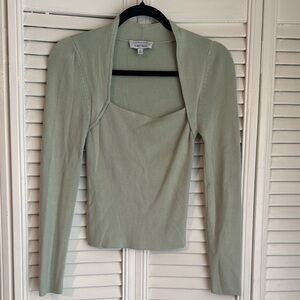 & Other Stories Ribbed Knit Top